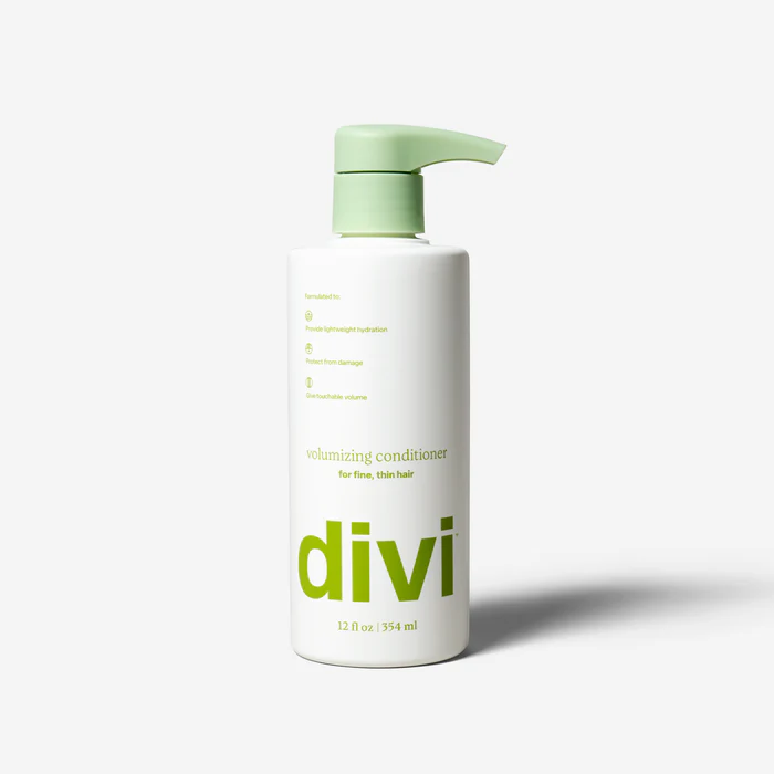 Conditioner bottle on tile—Divi Conditioner