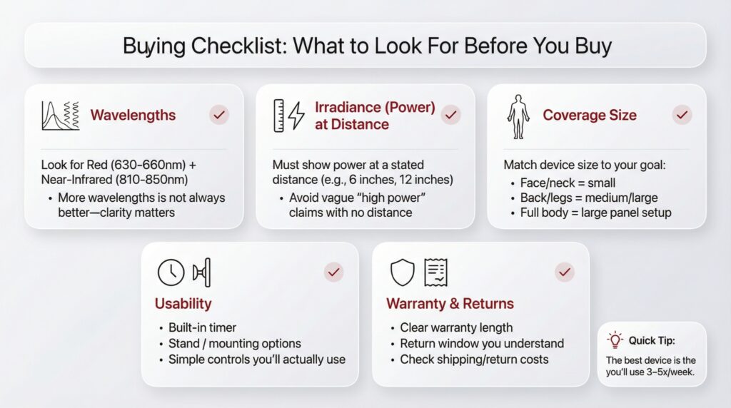 Buying checklist: what to look for before you buy 