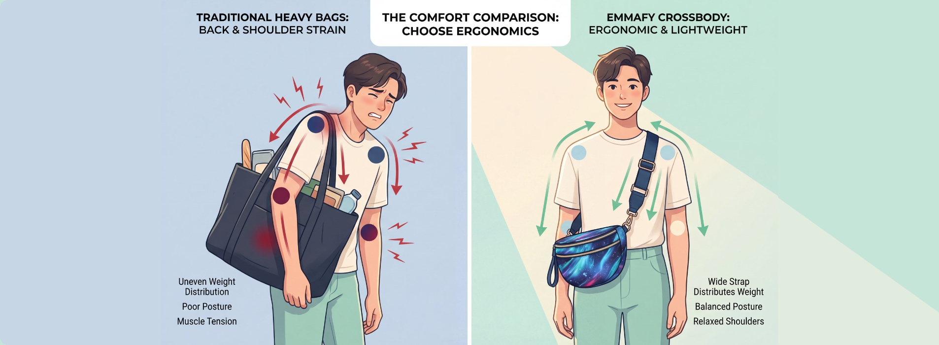 Back/Shoulder Strain Reduction: The Simple Fix for Heavy Bags