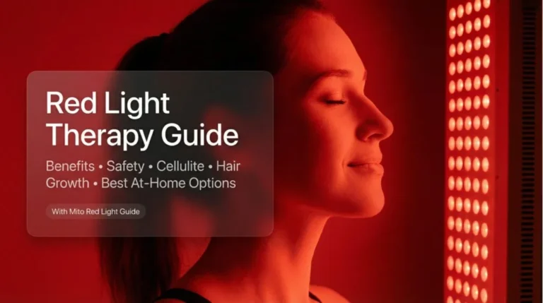 Red Light Therapy: Benefits, Safety, Cellulite, Hair Growth & Best At-Home Options (With a Mito Red Light Guide)