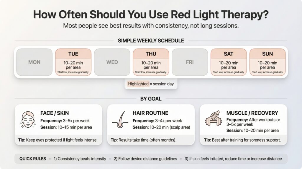 How Often Should You Use Red Light Therapy?