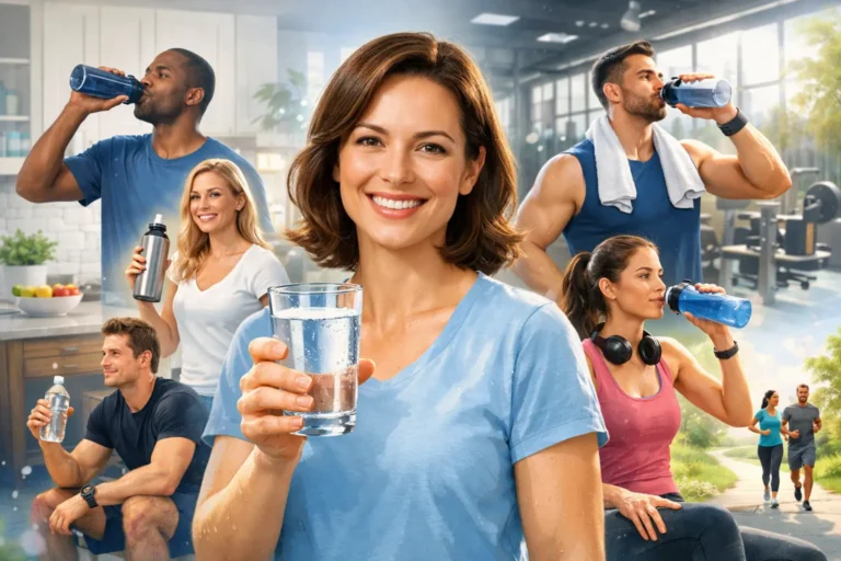 Staying hydrated in daily life