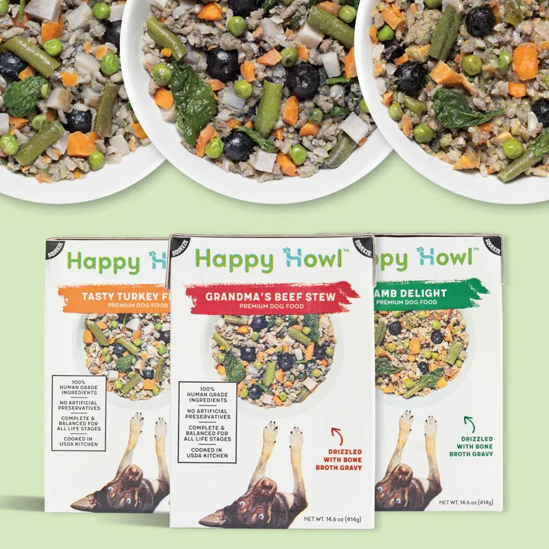 Happy Howl dog food meal