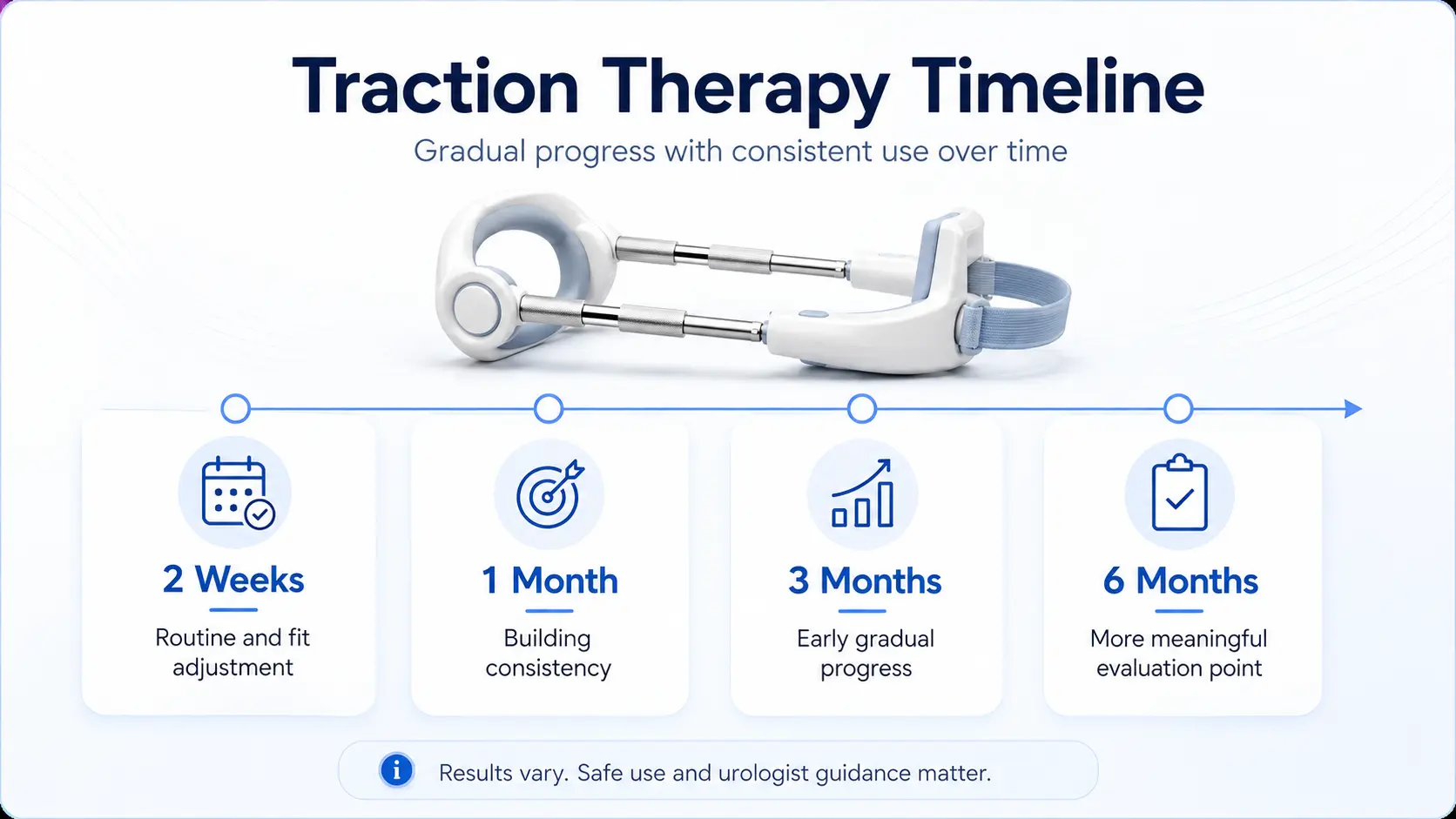Traction therapy timeline overview