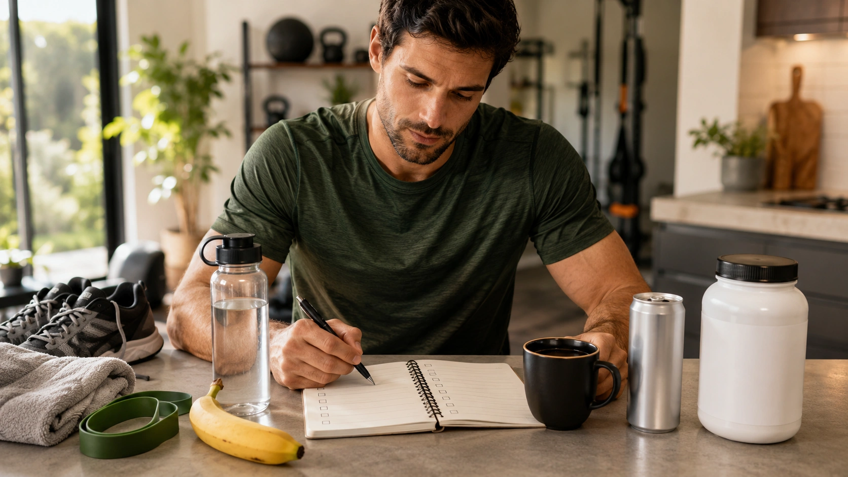 Checklist visual showing common natural pre-workout mistakes to avoid