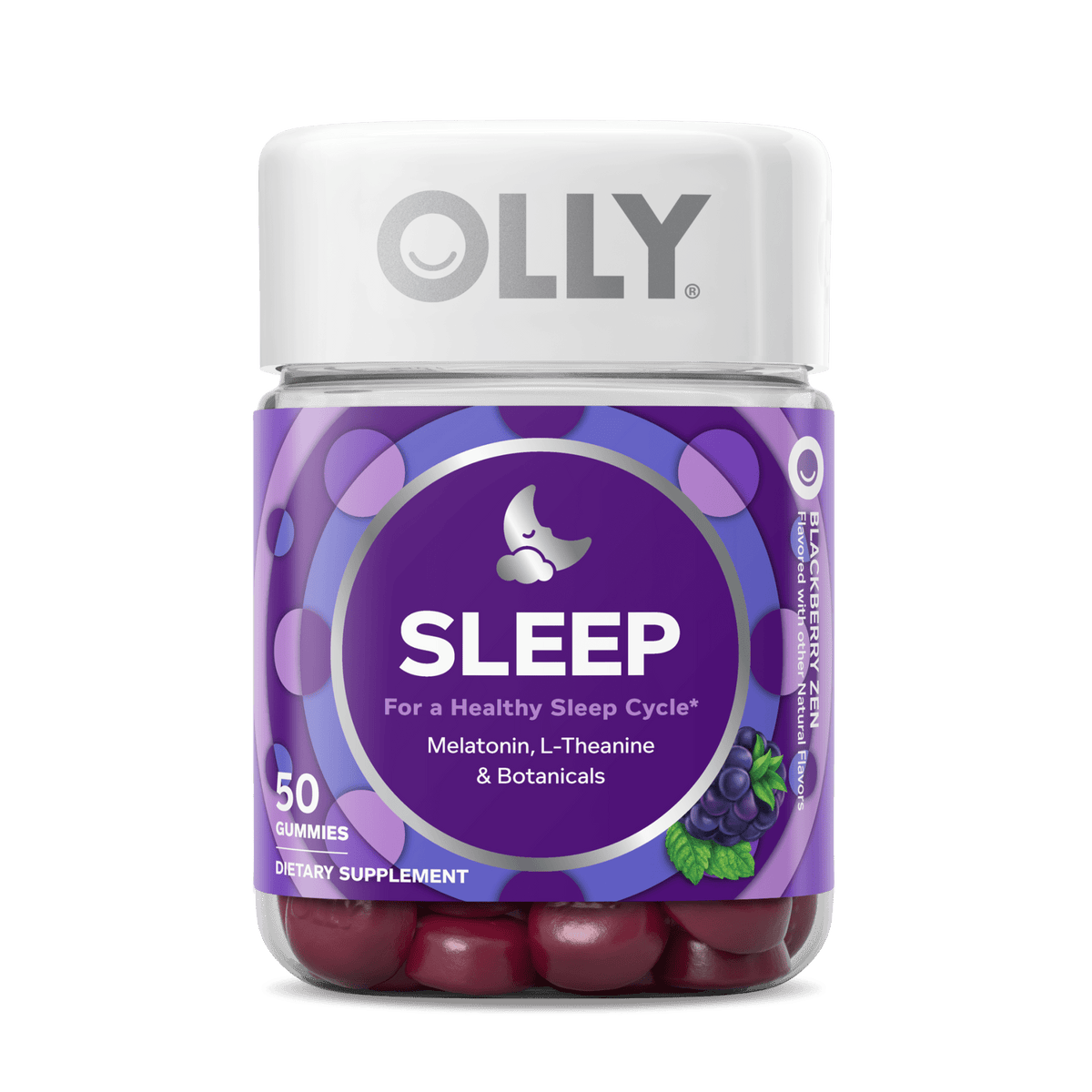 OLLY Sleep Blackberry Zen Gummies